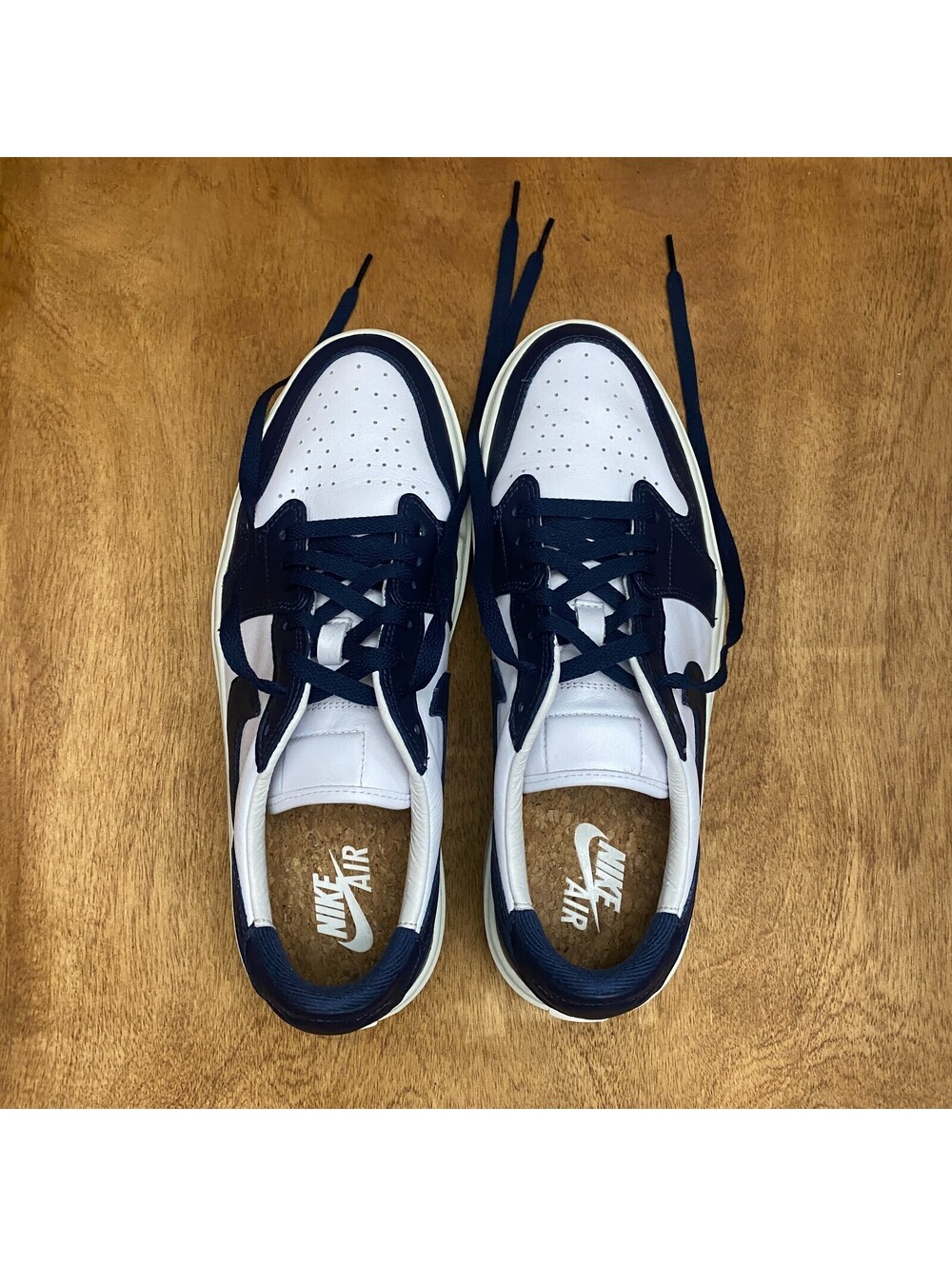 Nike Air Jordan 1 Elevate Low Shoes Womens 11.5 Navy White Sneakers DH7004-141 - Picture 7 of 15